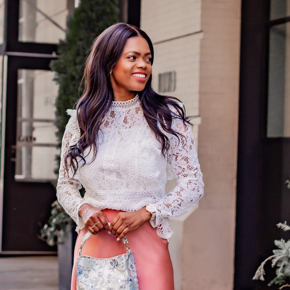 Farrow lace blouse